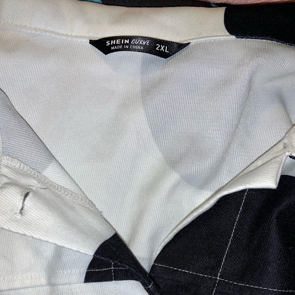 Cow Print Button Down/ Jacket - Picture 2 of 2